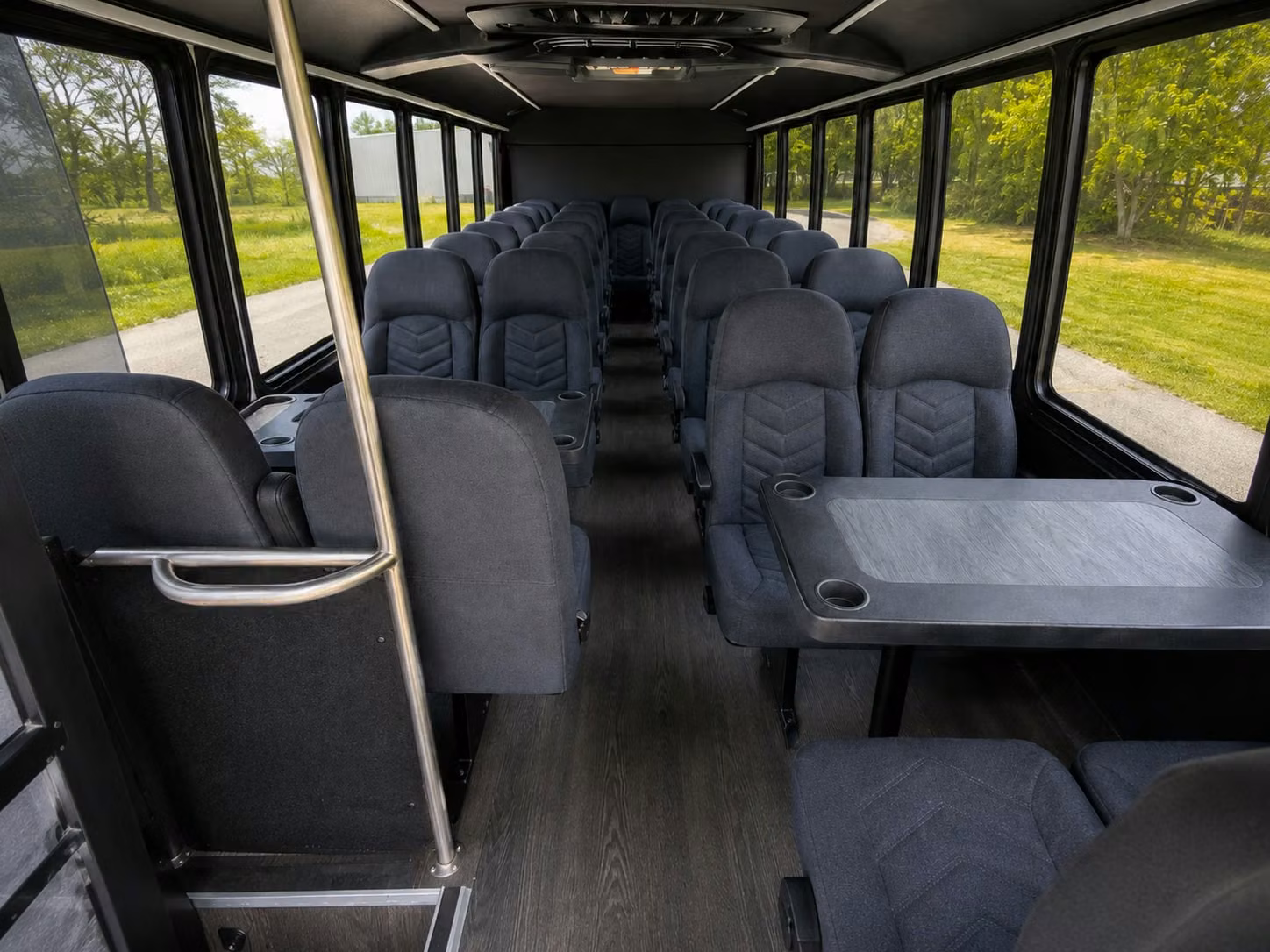 18 passenger minibus interior
