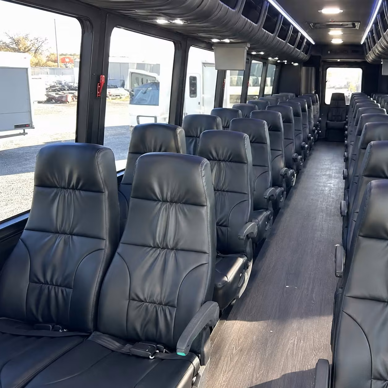 25 passenger minibus inside