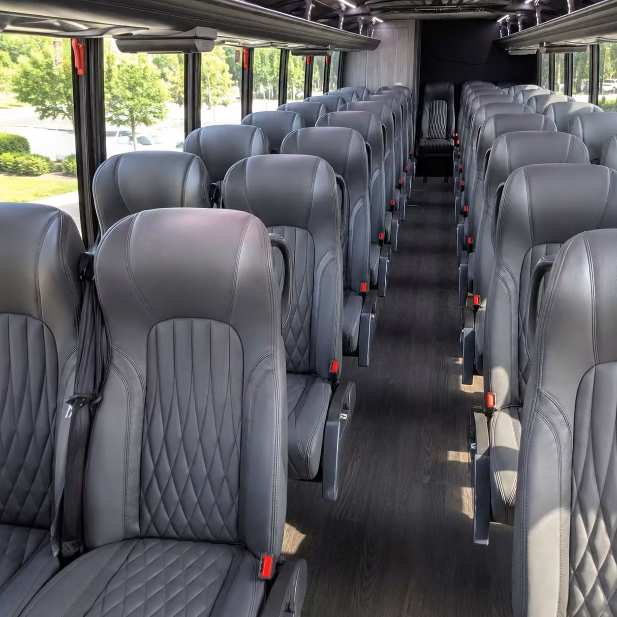 28 passenger minibus interior