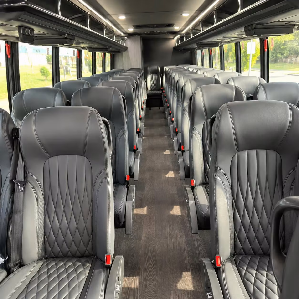 30 passenger minibus inside