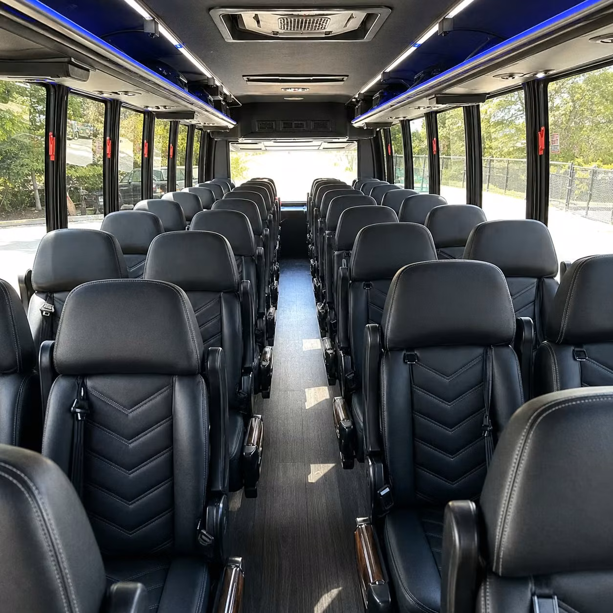 30 passenger minibus interior