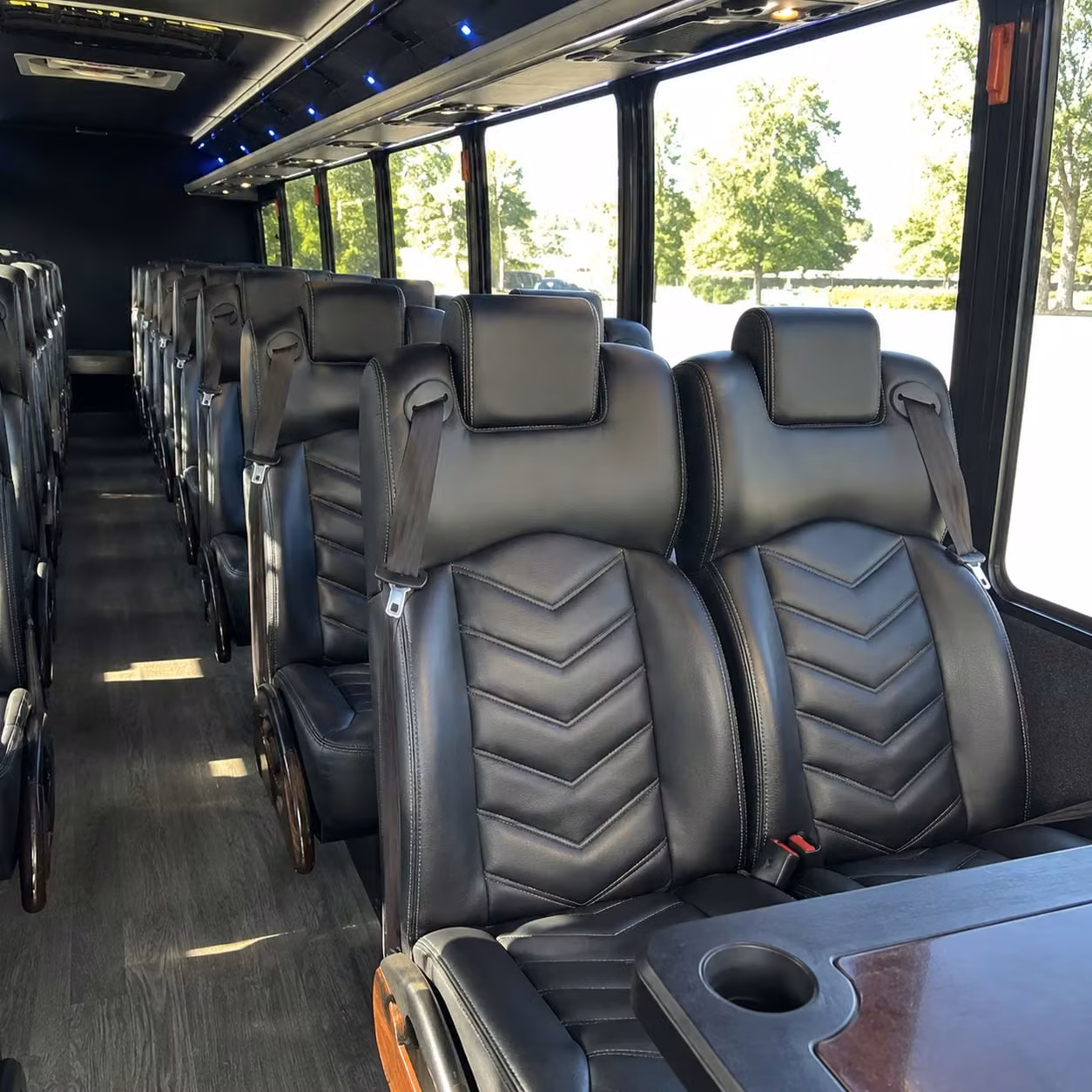 35 passenger minibus interior
