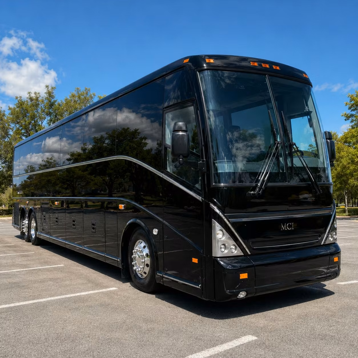 56 passenger charter bus