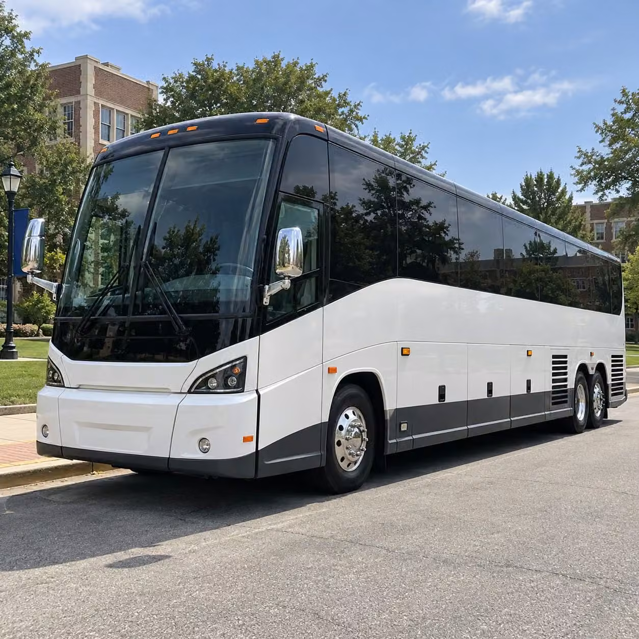 dod compliant charter bus rentals for greensboro government contractors and agencies