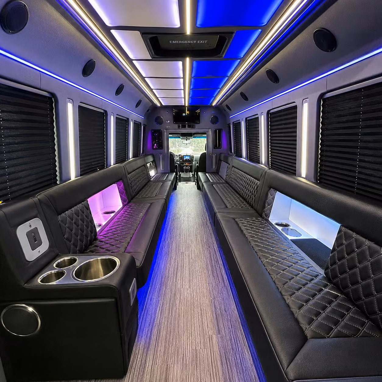 party bus interior