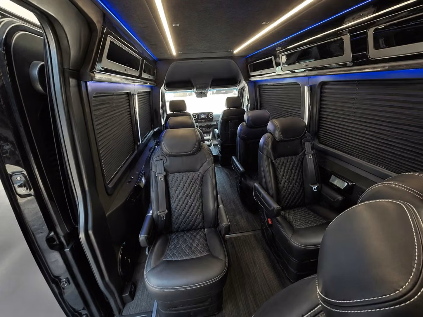 sprinter van with driver interior